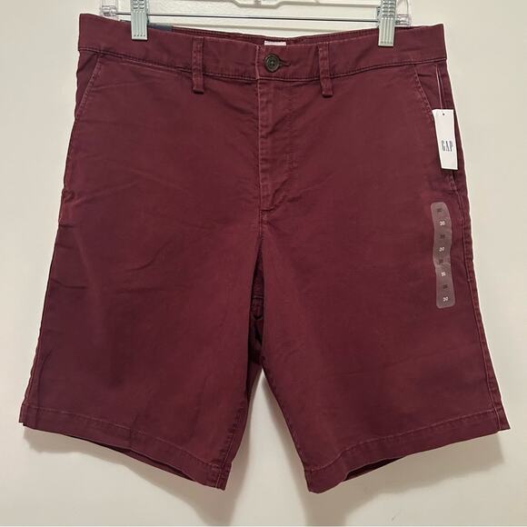 Gap 10" GapFlex Essential Khaki Shorts Sz.30 NWT - Picture 4 of 8